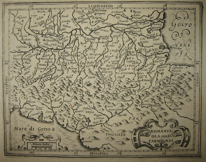 Mercator Gerard - Hondius Jodocus Romandiola cum D. Parmensi 1610 Amsterdam